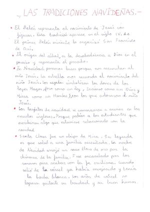 Las tradiciones navideñas