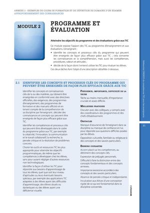 Atteindre les objectifs du programme et des évaluations grâce aux TIC