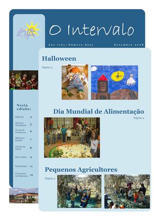 Jornal "O Intervalo" - Ano 3 - n.º 12 - dezembro 2008