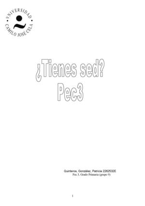 unidad didáctica el agua pec3 ucjc