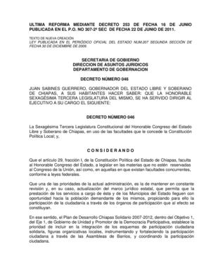 Ley de Participación Social para el Estado de Chiapas