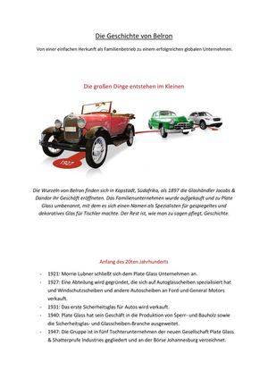 Die Steinschlag-Experten: Die Firmengeschichte von Carglass (Belron)