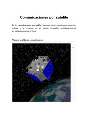 Comunicación Satélital
