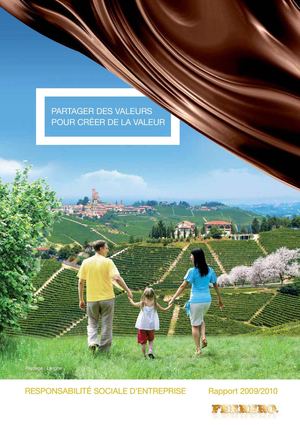 Rapport RSE 2009-2010 Ferrero France