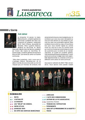 Lusareca n°35 - Janvier 2009