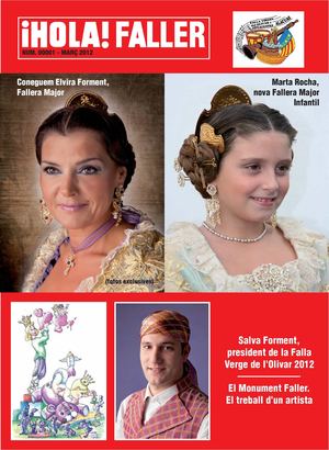 Llibret Falla Verge de l'Olivar 2012