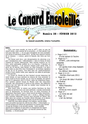 Le Canard Ensoleillé n° 20