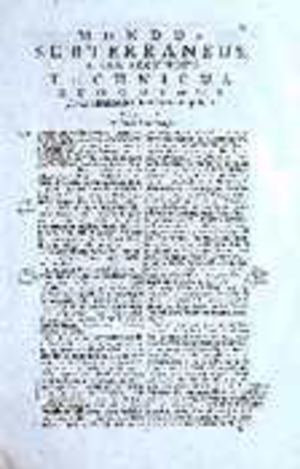 Mundus Subterraneus - Liber Secundus