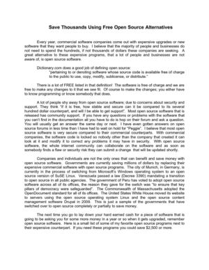 Save Thousands Using Free Open Source Alternatives