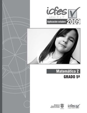 examen  de matematicas grado quinto: