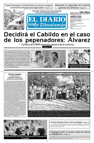 Edición Miércoles 29 de Febrero de 2012