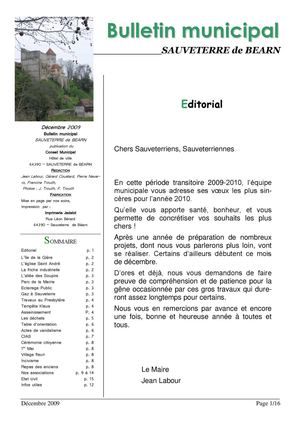 Bulletin municipal 2009