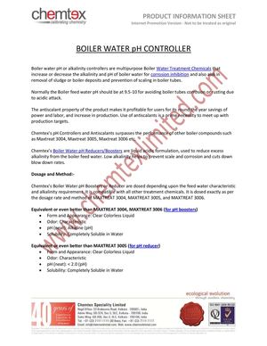 Boiler water pH controller