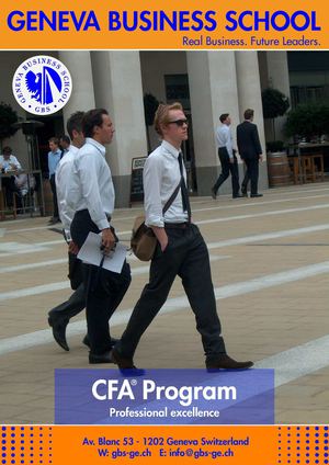 GBS CFA Brochure