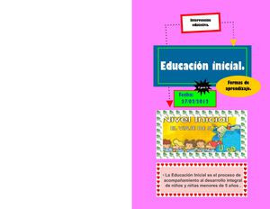 EDUCACION INICIAL.
