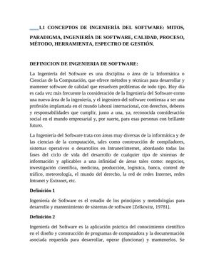 Antologia Ingenieria del Software