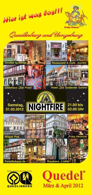 Quedel Veranstaltungskalender/ März & April 2012
