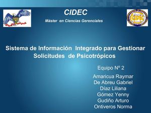 Presentacion SIG GRUPO NRO.  2