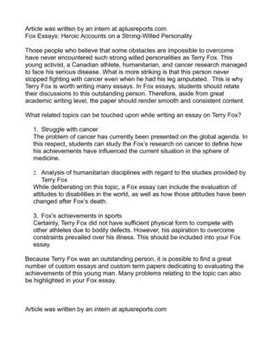 How To Write A Synthesis Essay Fox Essays Heroic Accounts On A Strongwilled Personality Health Promotion Essays also Essays On Science And Technology Calamo Fox Essays Heroic Accounts On A Strongwilled Personality Short Essays For High School Students