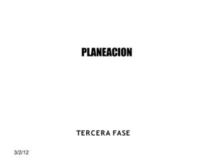 planeacion