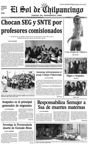 El Sol de Chilpancingo - 2 Marzo 2012