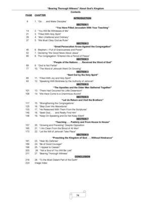 Bearing Thorough Witness (bt)A4