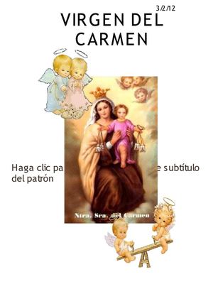 La Virgen del Carmen