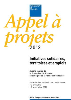 appel à projet FONDATION DE FRANCE