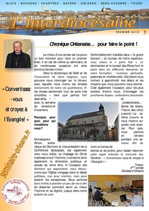 Interdiocésaine - Février 2012