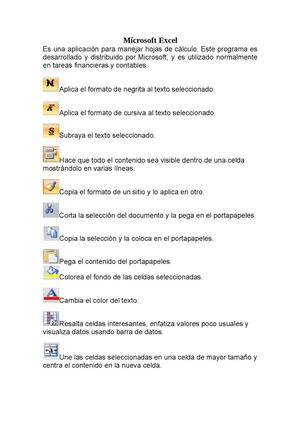herramientas Microsoft Excel