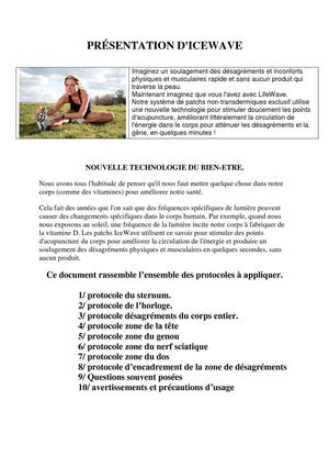 Protocole de l'horloge