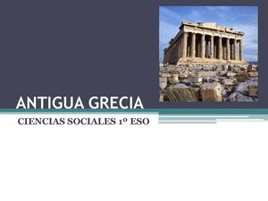 CSO 1º ESO UNIDAD GRECIA