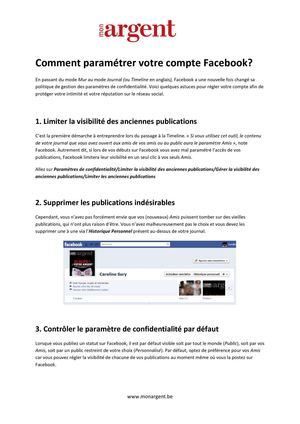 Protéger son compte Facebook