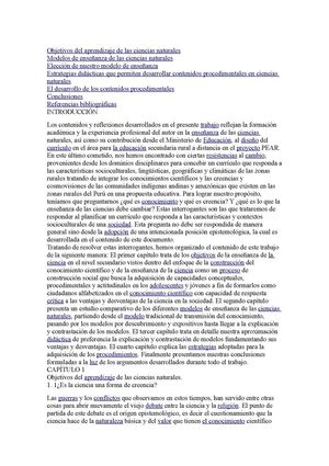 didactica de las ciencias naturales