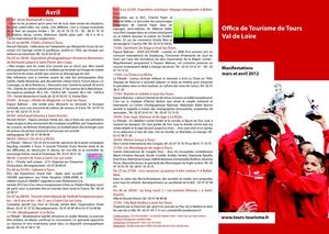 Bulletin des manifestations mars et avril 2012