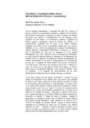 Historia de la taracea