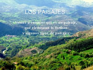 UNIDAD DIDÁCTICA: LOS PAISAJES