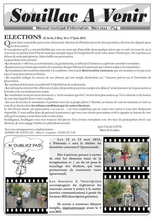 Souillac A Venir mars 2012