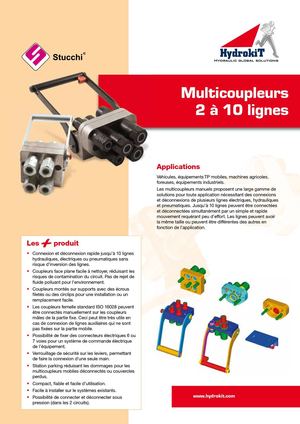 Catalogue Multicoupleurs STUCCHI HYDROKIT