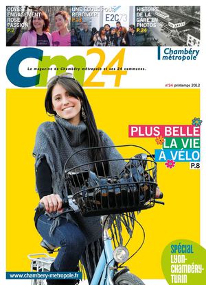 Cm24#34 - printemps 2012 - le mag de Chambéry métropole et ses 24 communes