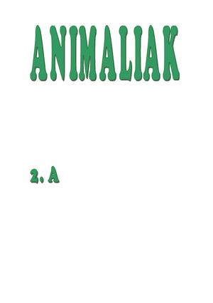 animaliak