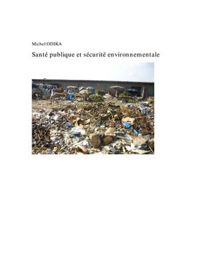 Santé publique et sécurité environnementale
