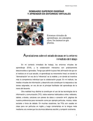Entornos Virtuales de Aprendizaje