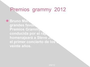premios grammy  2012