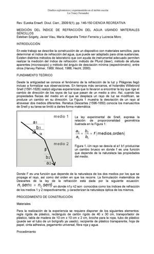 indice de refraccion