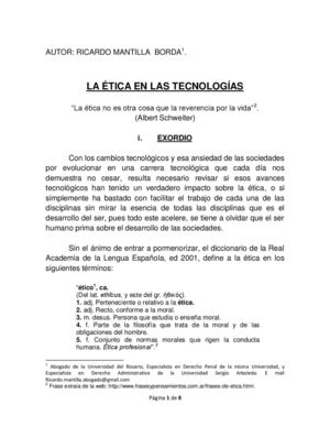 LA ÉTICA EN LAS TECNOLOGÍAS