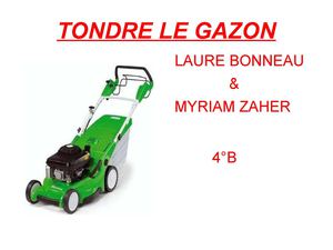 La tondeuse a gazon