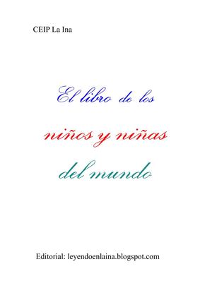 Libro de una niña de Tanzania