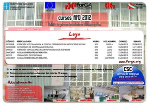 Cursos AFD 2012 de forGA Lugo