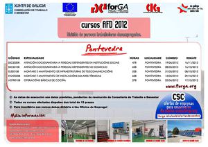 Cursos AFD 2012 de forGA Pontevedra